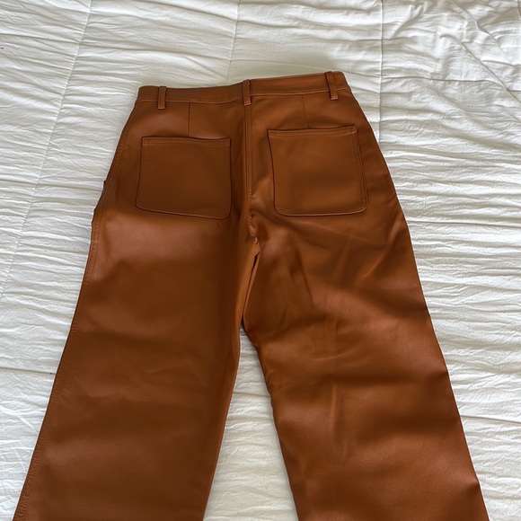 Aritizia Wilfred Free LUCY PANT. Rich chestnut. Size 4 - Picture 3 of 4